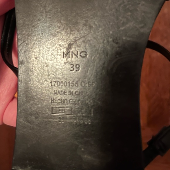 Mango MNG strappy square toe flat sandals - Picture 4 of 4